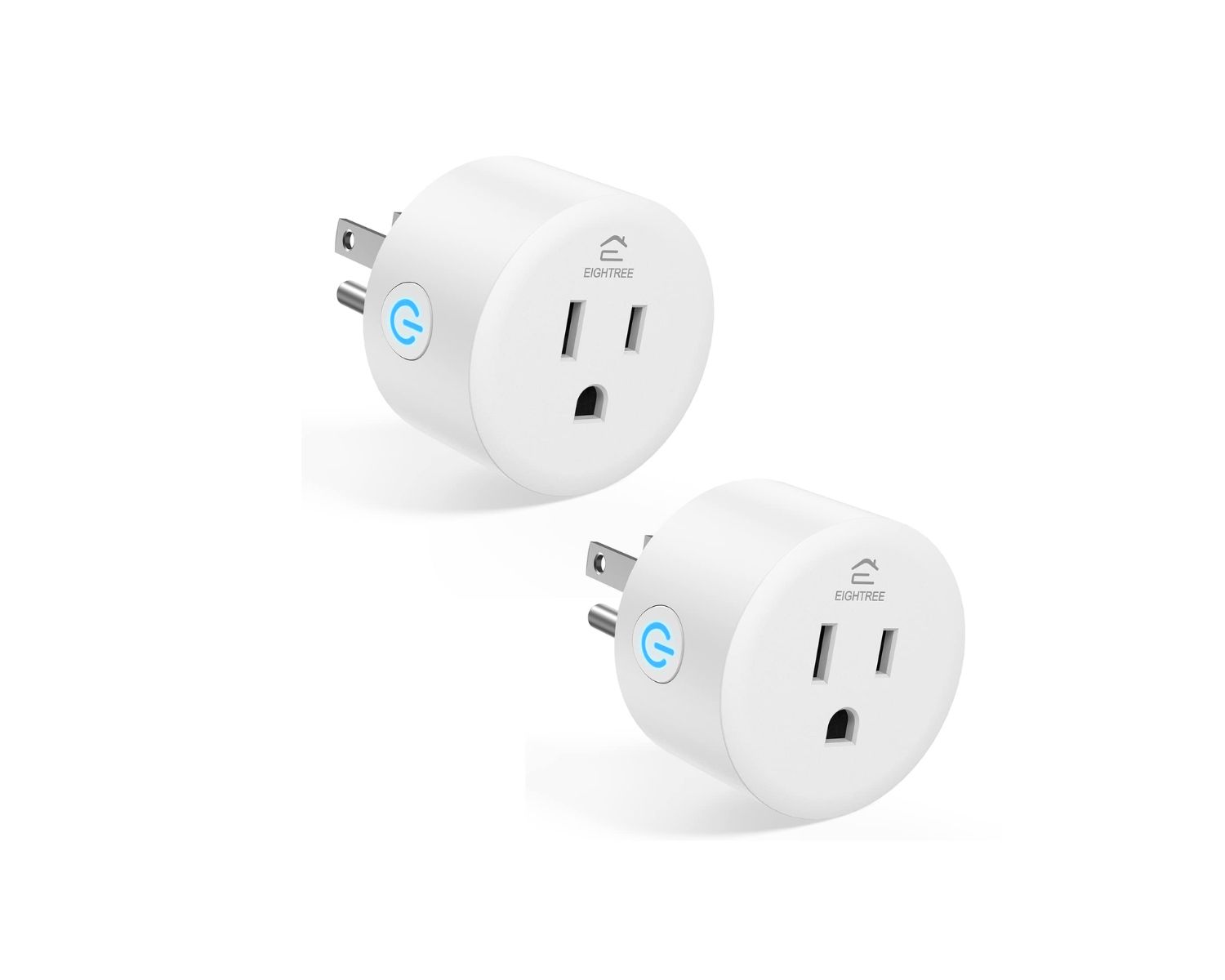 Nooie Smart Plug Works with Alexa Google Home Voice Control WiFi Bluetooth  , APP Control & Timer Function 2 Packs 