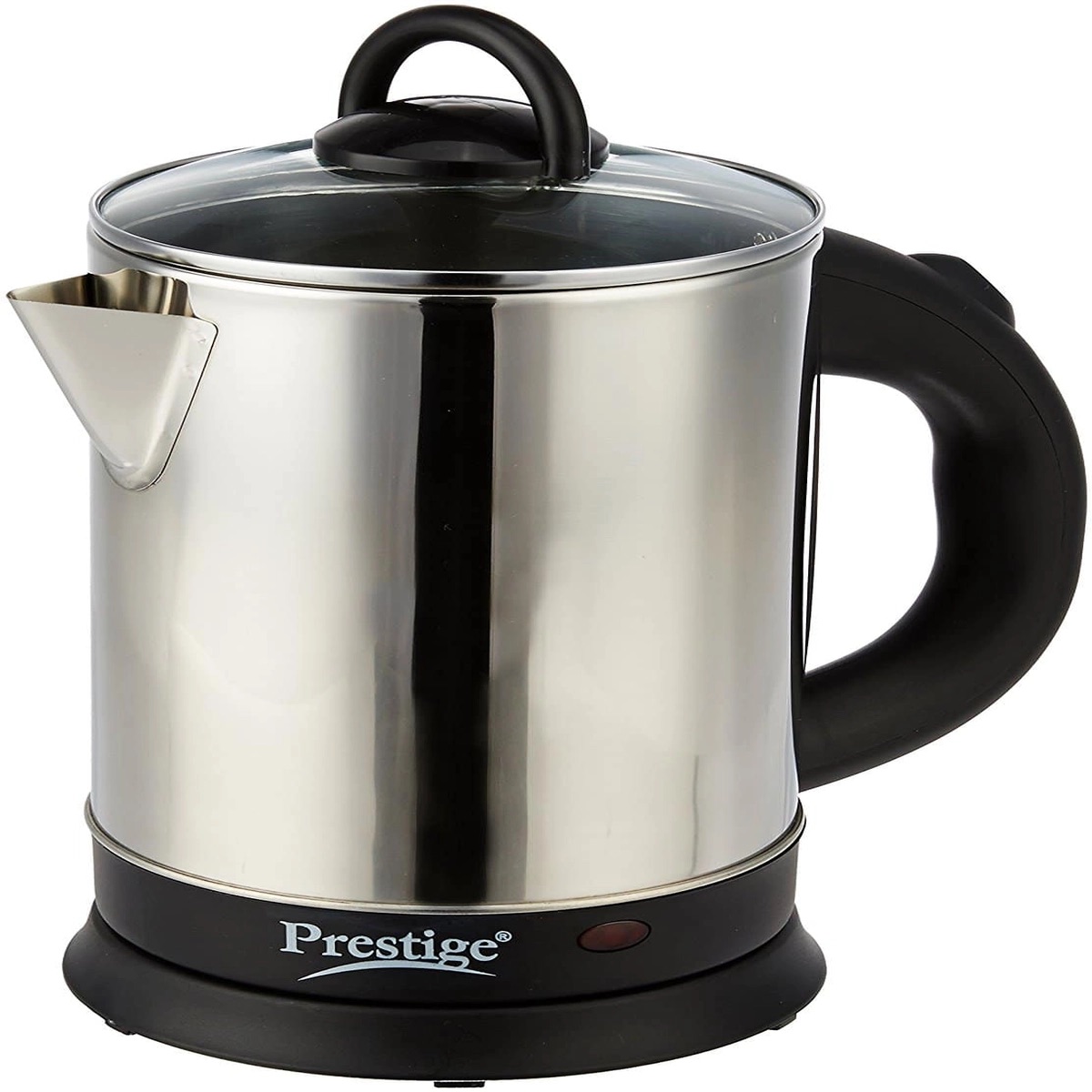 Prestige 1500-W Electric Kettle With Lid Of 1.2 L, Stainless Steel +  Plastic