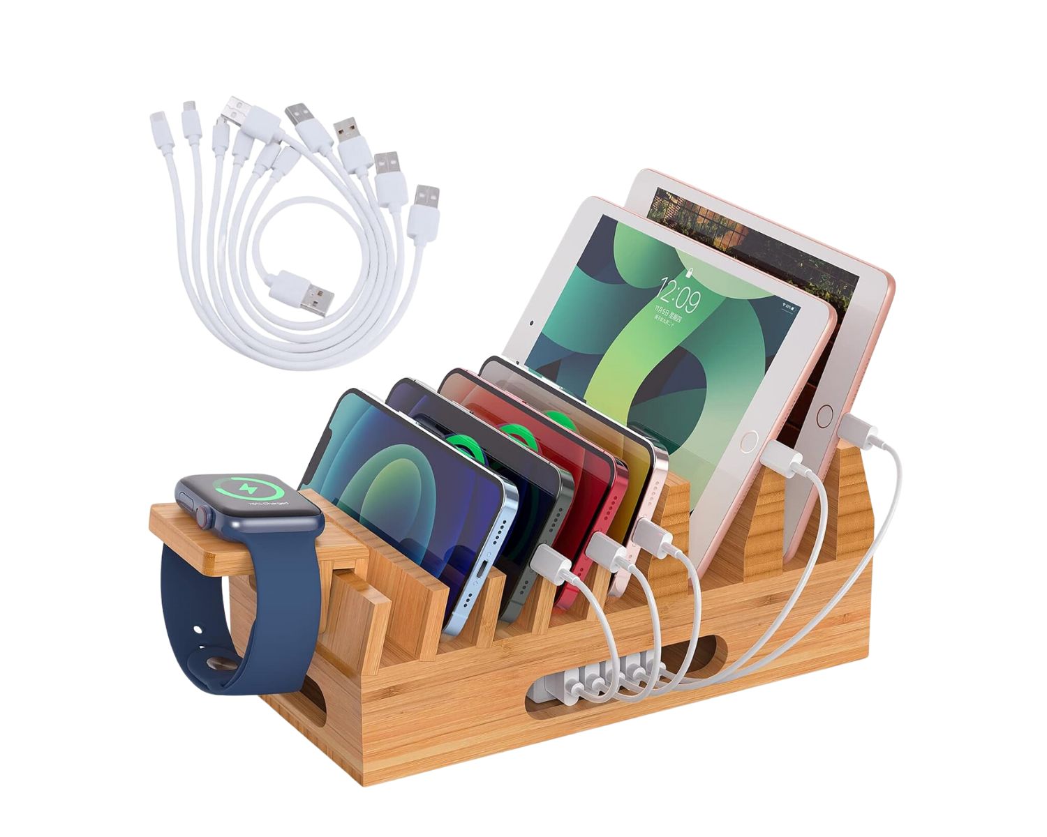 Stay Powered Up with the Soopii 6-Port Phone Charging Station