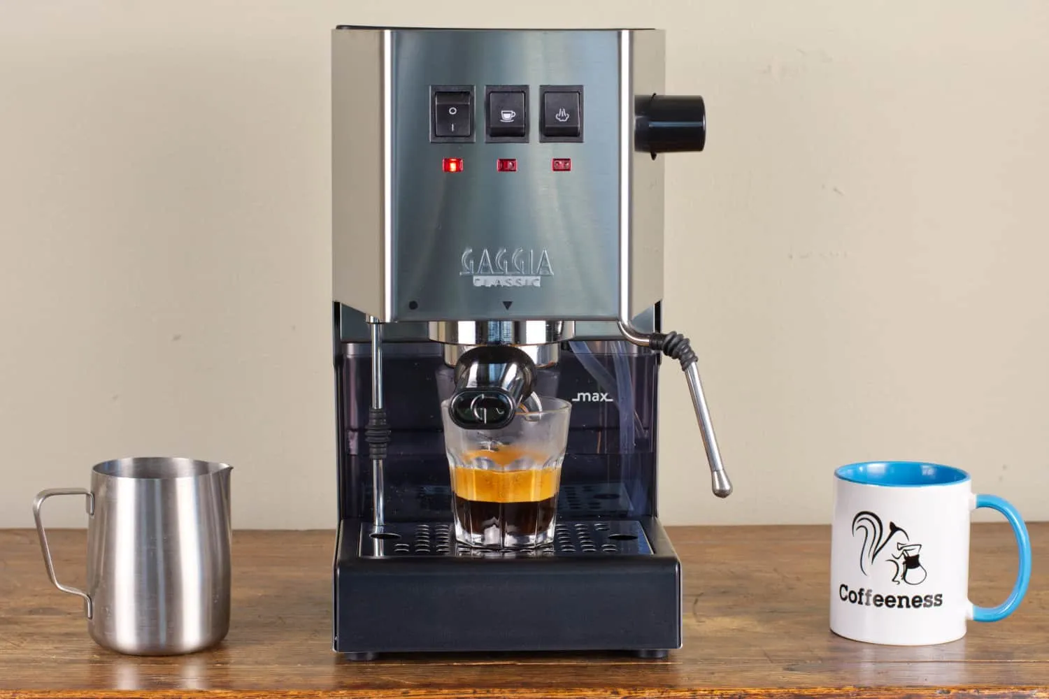 Italcoffe Premium Italian Espresso Machine for Nespresso Compatible Capsule, Single Serve Coffee Maker Programmable Buttons for Espresso Pods, Black