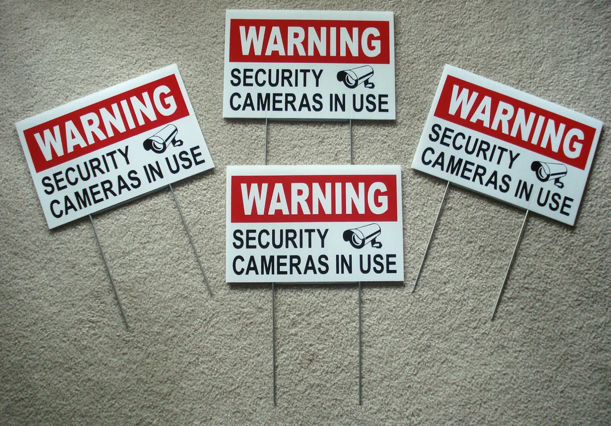 14 Best Warning Security Cameras In Use Signs For 2024
