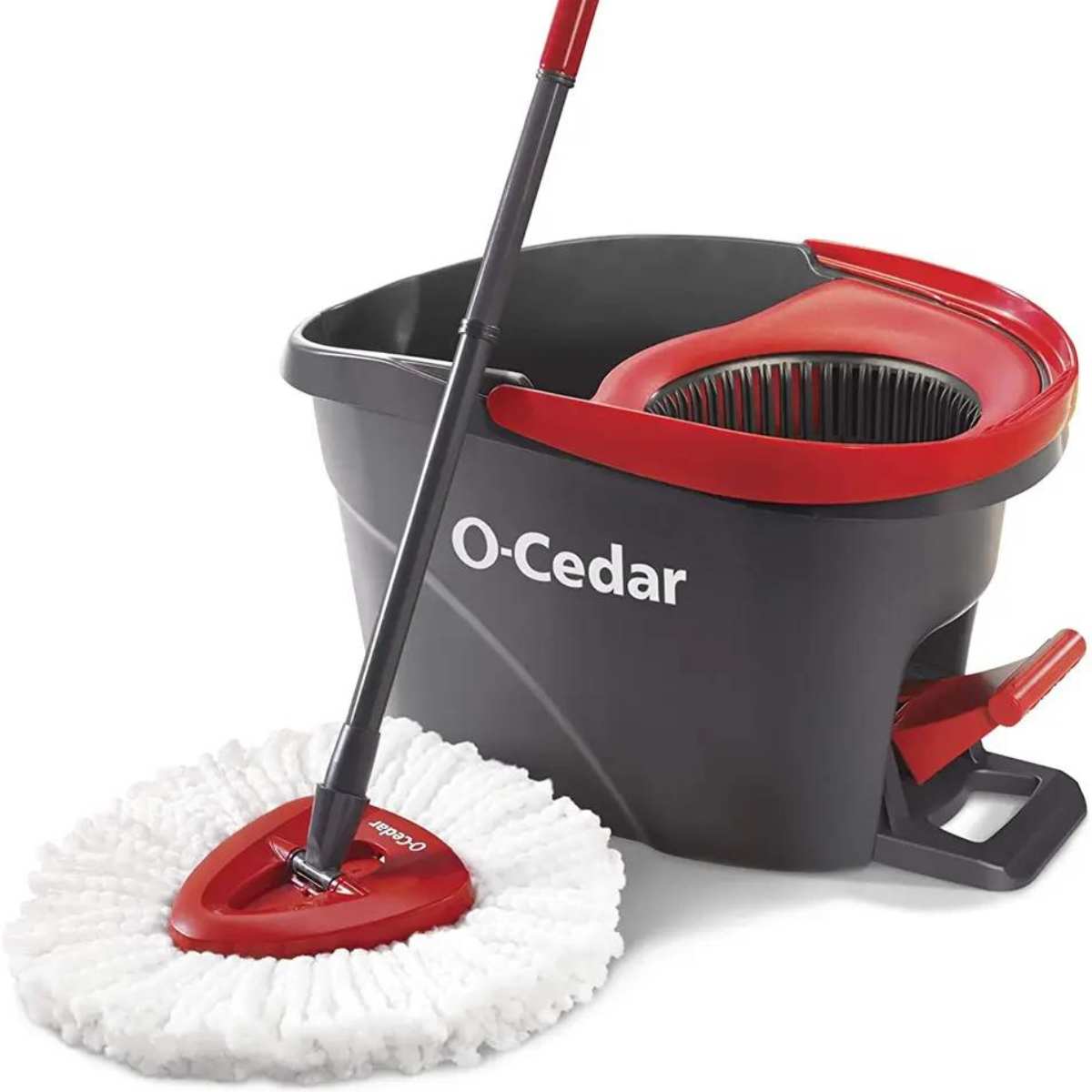 Spin Mop Bucket System, Detachable Spinning Basket and Easy Wring