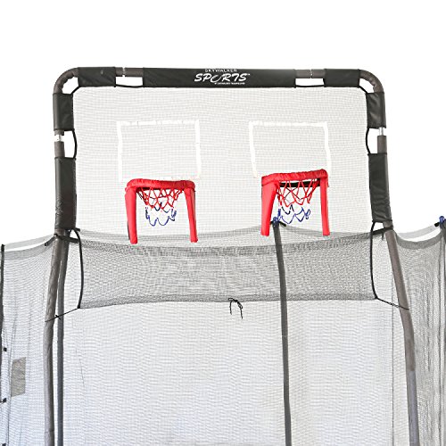 15’ Trampoline Double Basketball Hoop Accessory