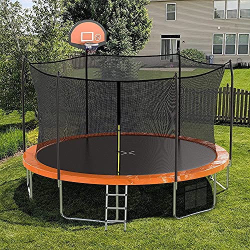 15FT Trampoline with Safety Enclosure Net