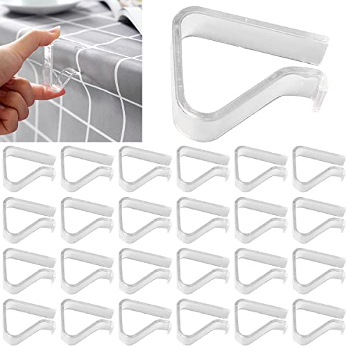 Clear Tablecloth Clips for Indoor Outdoor Events - Sazoemao