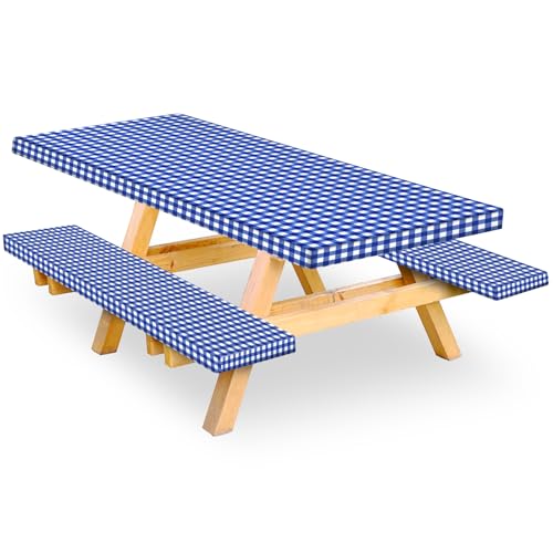 3 Piece Fitted Picnic Table Cover