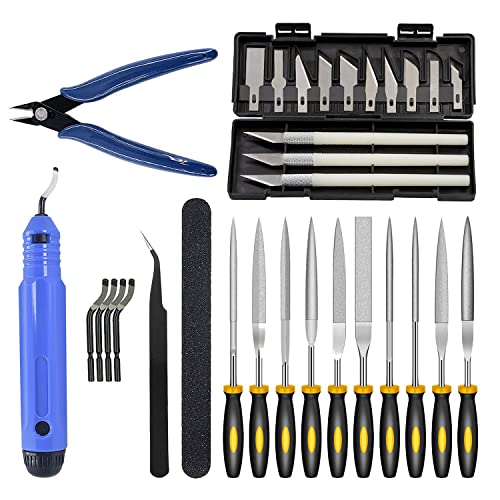 Elite 32 Piece 3D Print Tool Kit for Cleaning, Finishing and Printing