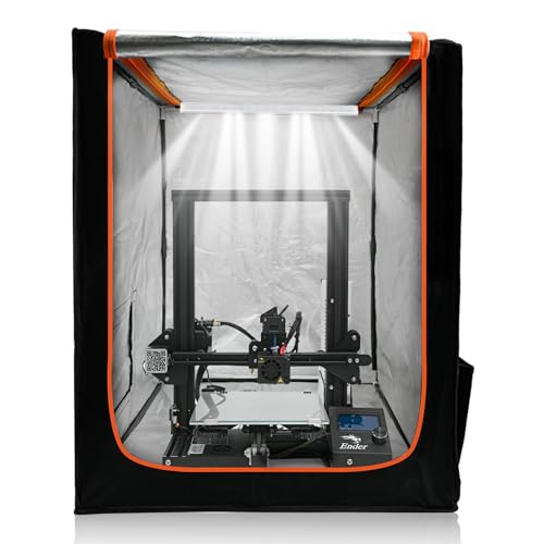 YOOPAI 3D Printer Enclosure with LED Lighting, Fireproof Dustproof Tent