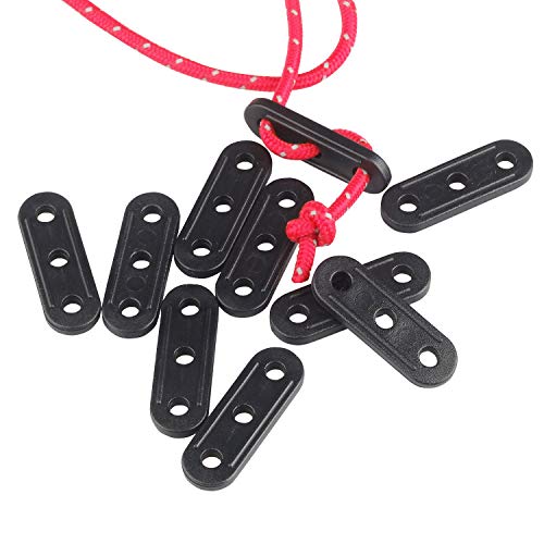 50 Pcs Plastic Cord Tensioners Rope Adjuster