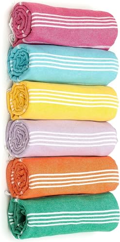 6-Pack Turkish Beach Towels