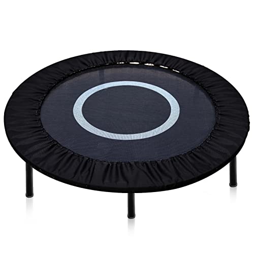 40 Inch Round Trampoline Replacement Cover in Black" by Tatuo