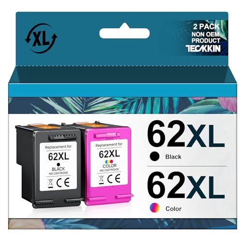 62XL Combo Pack Replacement for HP Ink 62