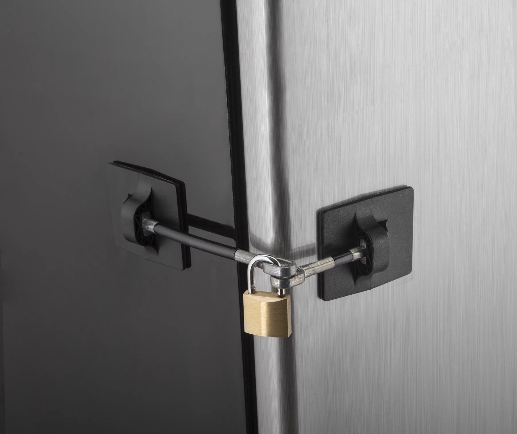 Marinelock Stainless Refrigerator Door Lock with Padlock