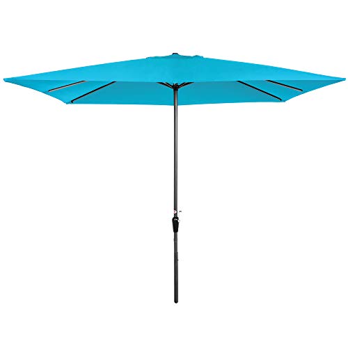 8x11ft Rectangular Patio Market Umbrella