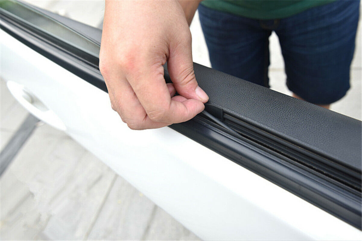 Universal B-Type Car Door Window Edge Rubber Seal Strips Weather
