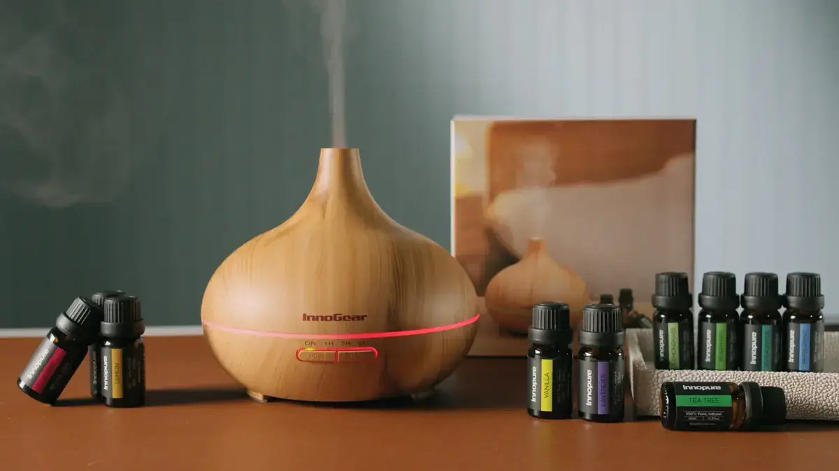 InnoGear Essential Oil Diffuser, Upgraded Diffusers for Essential
