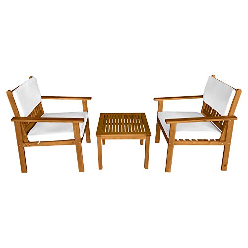 Acacia Wood Patio Bistro Set