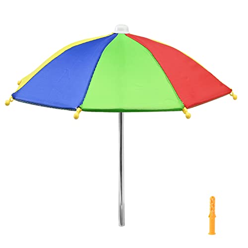 Aliyoham Mini Squirrel Feeder Umbrella - Multicolour