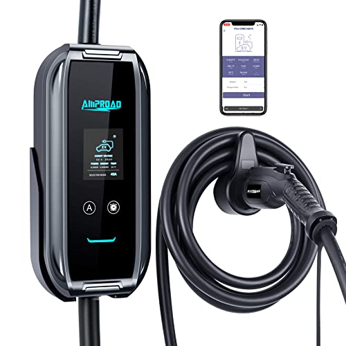 AMPROAD iFlow P9 Universal EV Charger - 10-40A, 110-240V, 25ft Cable