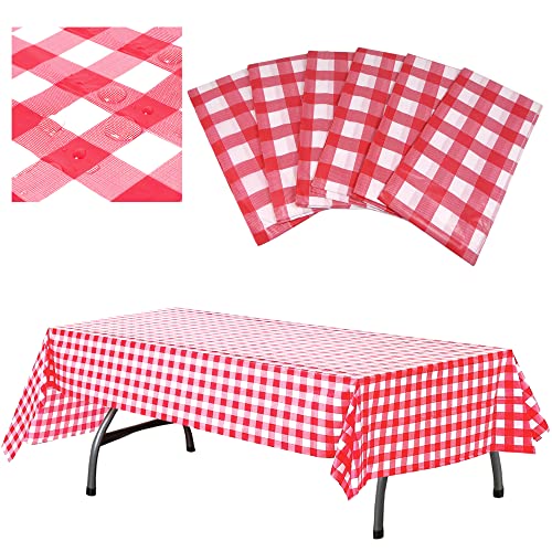 AnapoliZ Plastic Checkered Tablecloth