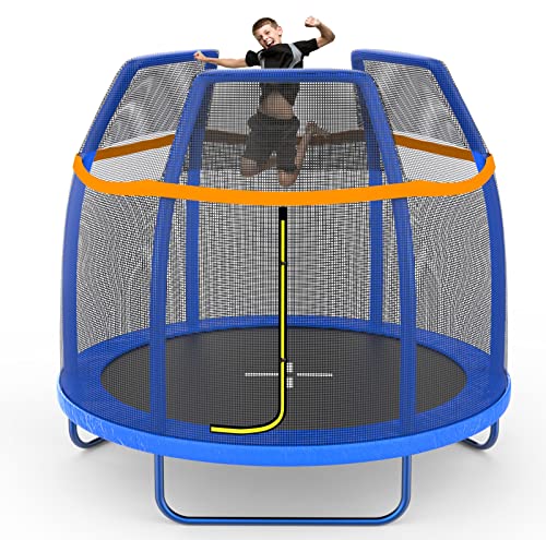 AOTOB 7FT Trampoline for Kids with Enclosure Net