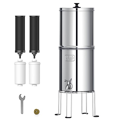 AQUA CREST Stainless Steel Water Filter System