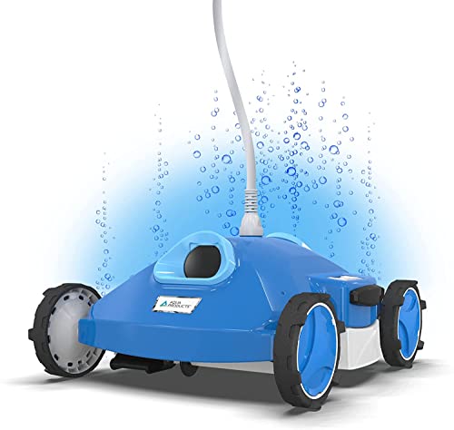 Aqua Products Dash AG Jet Automatic Robotic Pool Cleaner for Above-Ground Pools up to 30ft, Strong JetBlast Technology w/ Dual Debris Bags