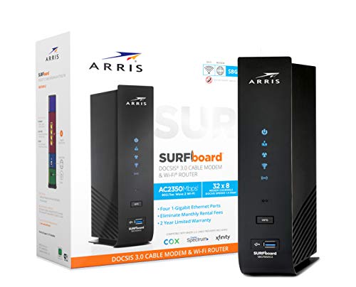 ARRIS SBG7600AC2 Cable Modem & Wi-Fi Router for Comcast Xfinity