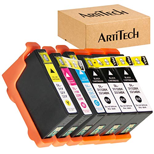 ARTITECH Ink Cartridges Compatible for Dell Series 31 32 33 34