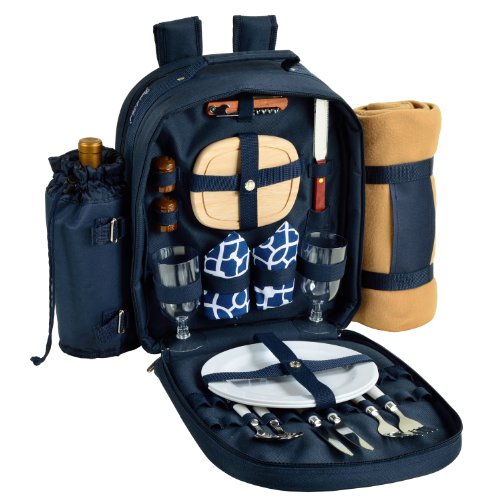 Ascot Picnic Backpack with Cooler & Blanket