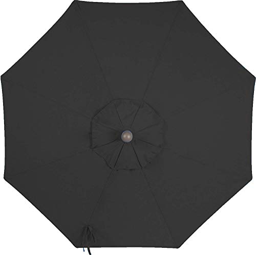 Bayside21 9ft Sunbrella Patio Umbrella Canopy (Black)