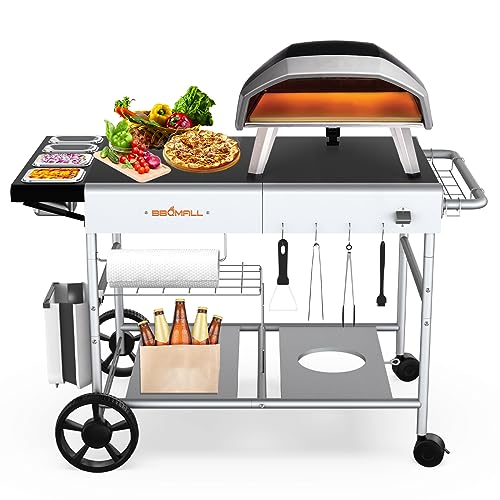 BBQMall Pizza Oven Cart