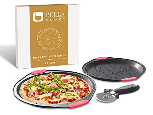 Bella Cooks Pizza Pan Set of 2