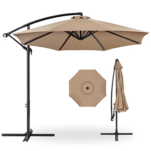 Best Choice Products 10ft Offset Hanging Patio Umbrella