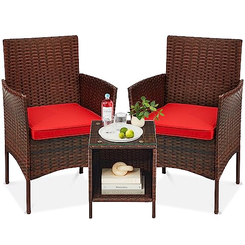 Best Choice Products 3-Piece Outdoor Wicker Set