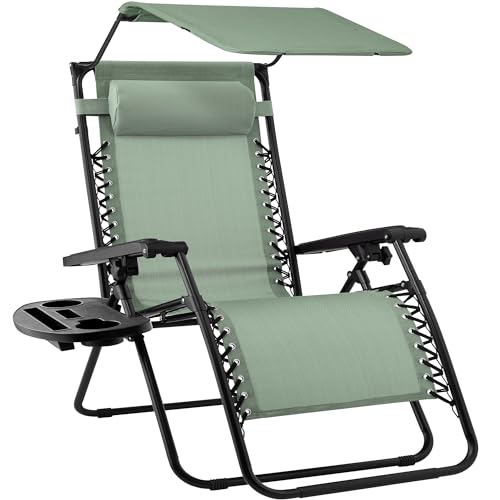 Best Zero Gravity Outdoor Recliner Chair with Canopy