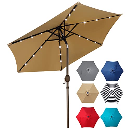 Blissun LED Lighted Patio Umbrella