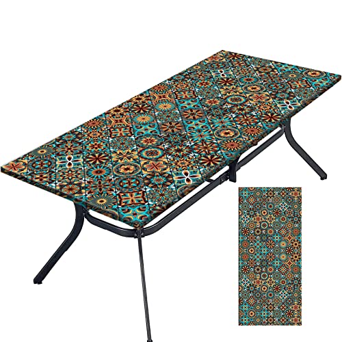 Boho Tablecloth for 6ft Folding Tables