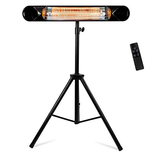 Briza 1500W Infrared Electric Patio Heater for Indoor/Outdoor Use