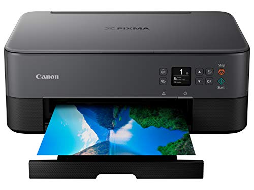 Canon PIXMA TS6420a All-in-One Wireless Inkjet Printer [Print, Copy, Scan], Black, Works with Alexa