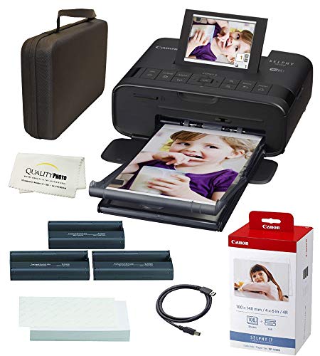 Quality Photo Compact Wireless Printer with Paper and Case