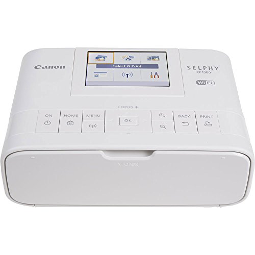 Canon Selphy CP1300 Wireless Photo Printer, White