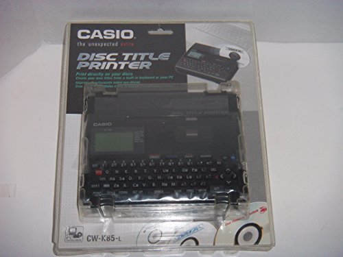 Casio CW-K85 Disc Title Printer with Keyboard