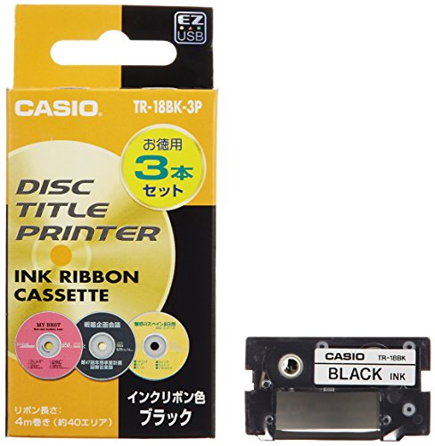 Casio Disc Title Printer Ink Ribbon