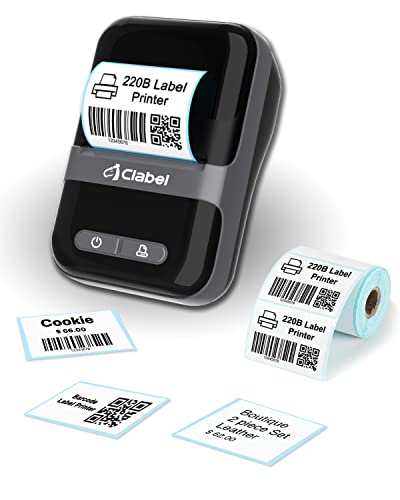 CLABEL Portable Barcode Label Printer