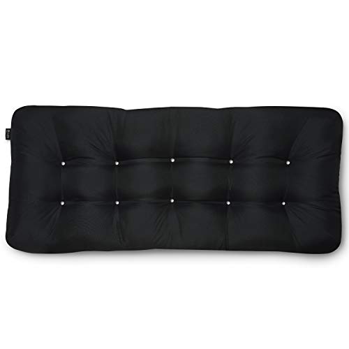 Water-Resistant Black Bench Cushion by Classic Accessories