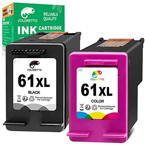 COLORETTO 61XL Ink Cartridge Combo Pack