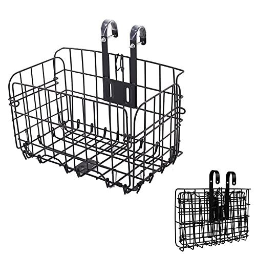 Convenient Foldable Bike Basket with Large Storage Capacity