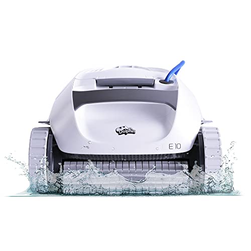Dolphin E10 Robotic Pool Cleaner with Active Scrubbing Brush