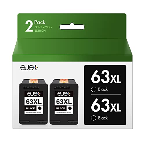 ejet HP 63XL Ink Cartridge Replacement